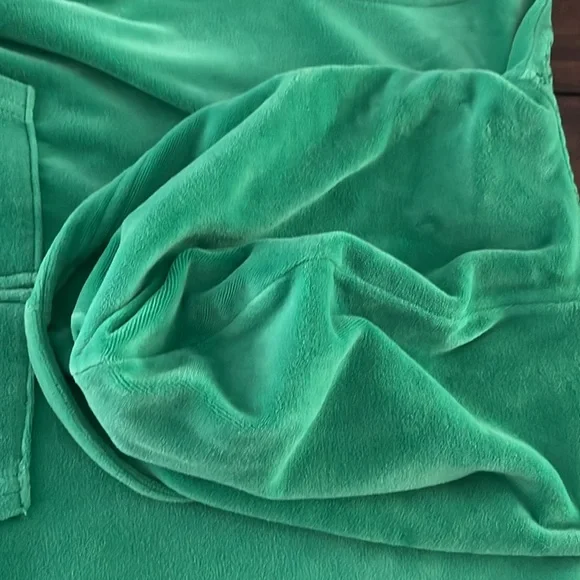 💥Rare-Juicy Couture Deadstock Kelly Green Velour /Sequence Zip Hoodie - Picture 15 of 16